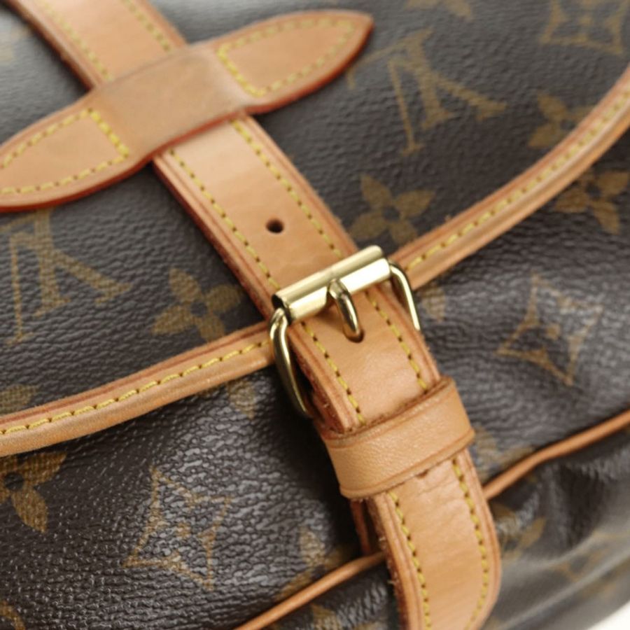 【日本直送】路易威登 Monogram Saumur 30 肩背包 M42256 LV Auth am11667V-27