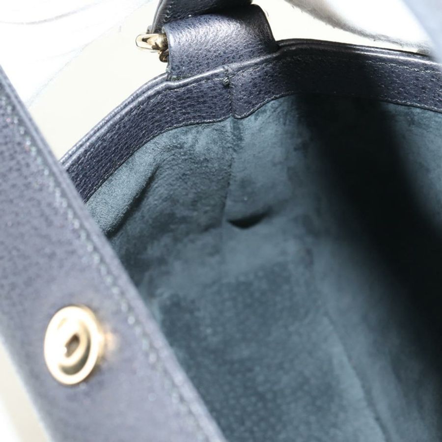 【日本直送】GUCCI 竹節手提包 皮革 兩用 灰色 金色 000 926 0175 正品 am11676V-25