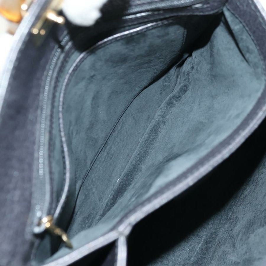 【日本直送】GUCCI 竹節手提包 皮革 兩用 灰色 金色 000 926 0175 正品 am11676V-26