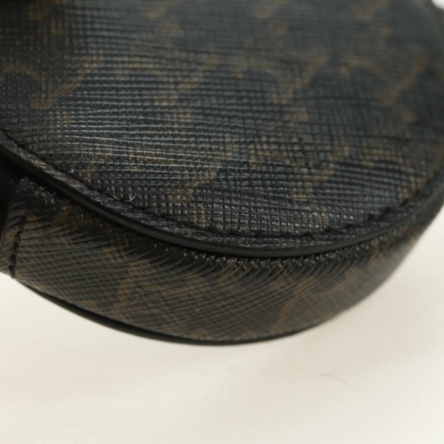 【日本直送】CELINE Macadam帆布Triomphe肩包 PVC黑色金色 Auth 181733M-15