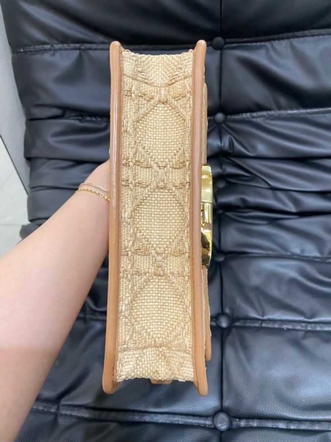 Dior 迪奧 拉菲草 蒙田 中號 斜挎包-16