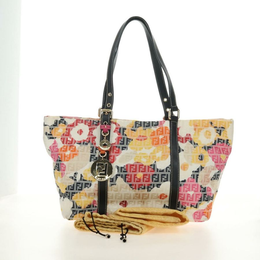 【日本直送】FENDI Zucchino帆布托特包 多色 金色 正品 181617SAV-11