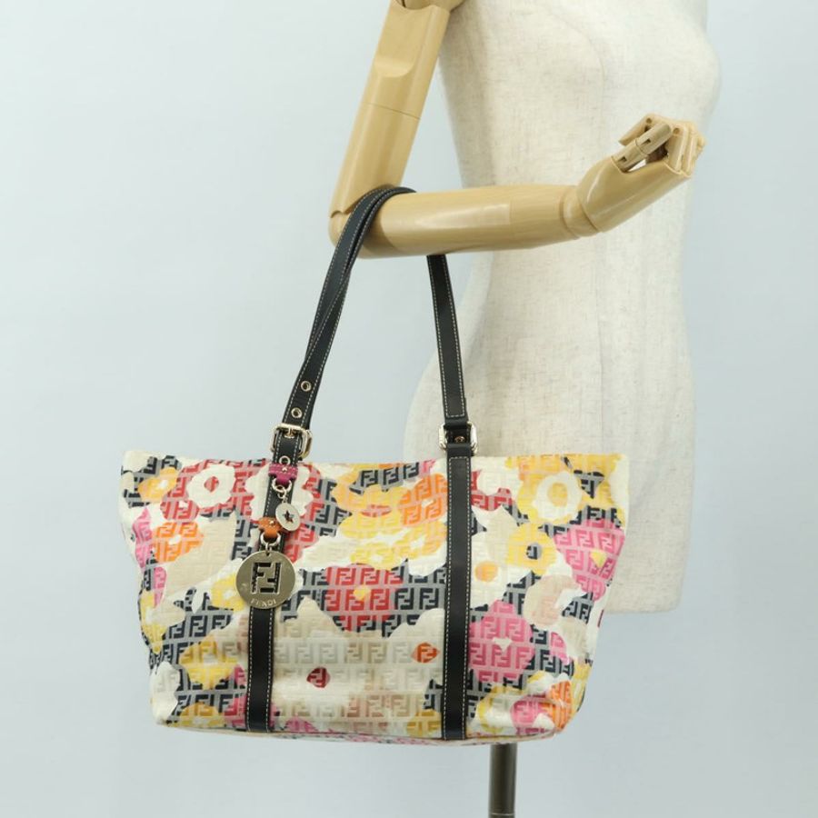 【日本直送】FENDI Zucchino帆布托特包 多色 金色 正品 181617SAV-23
