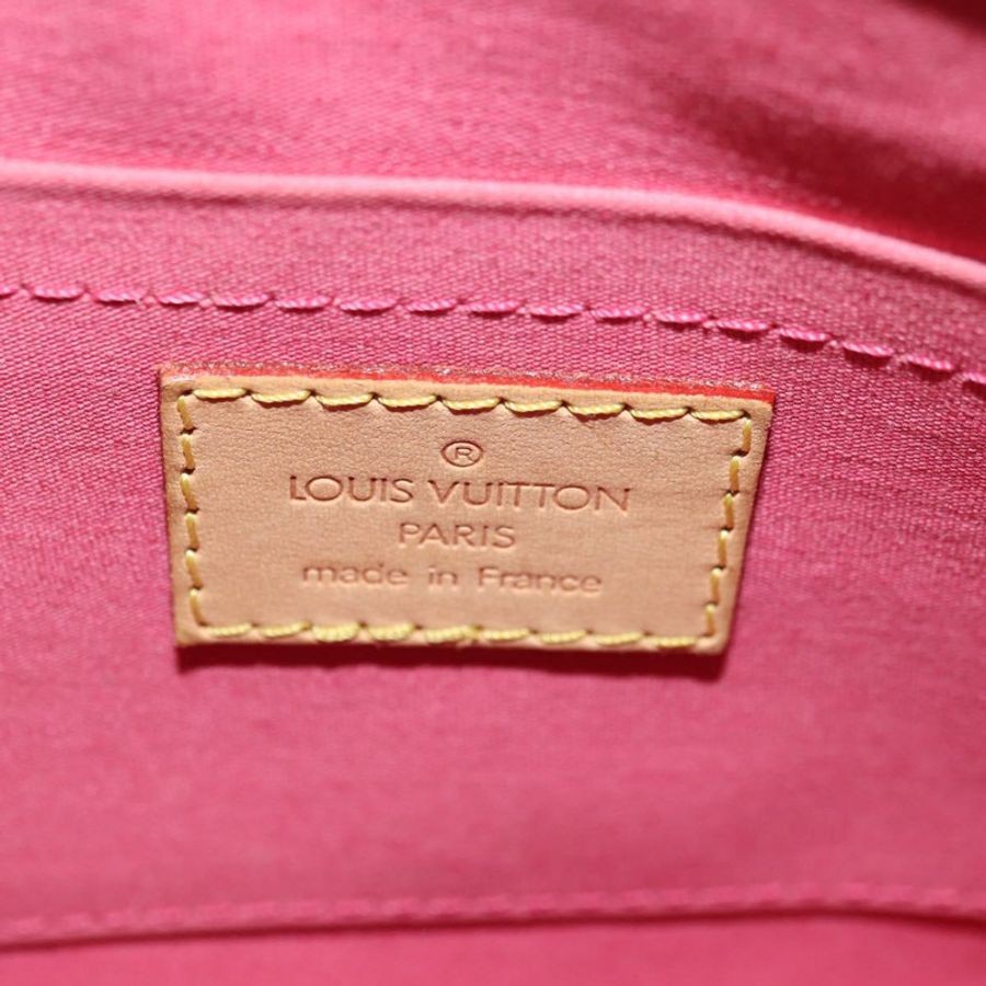 【日本直送】路易威登 Monogram Vernis Minna Street Pink Fran Boise M9146F Auth 181651V-20