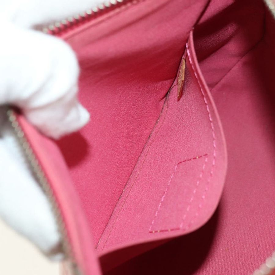 【日本直送】路易威登 Monogram Vernis Minna Street Pink Fran Boise M9146F Auth 181651V-23