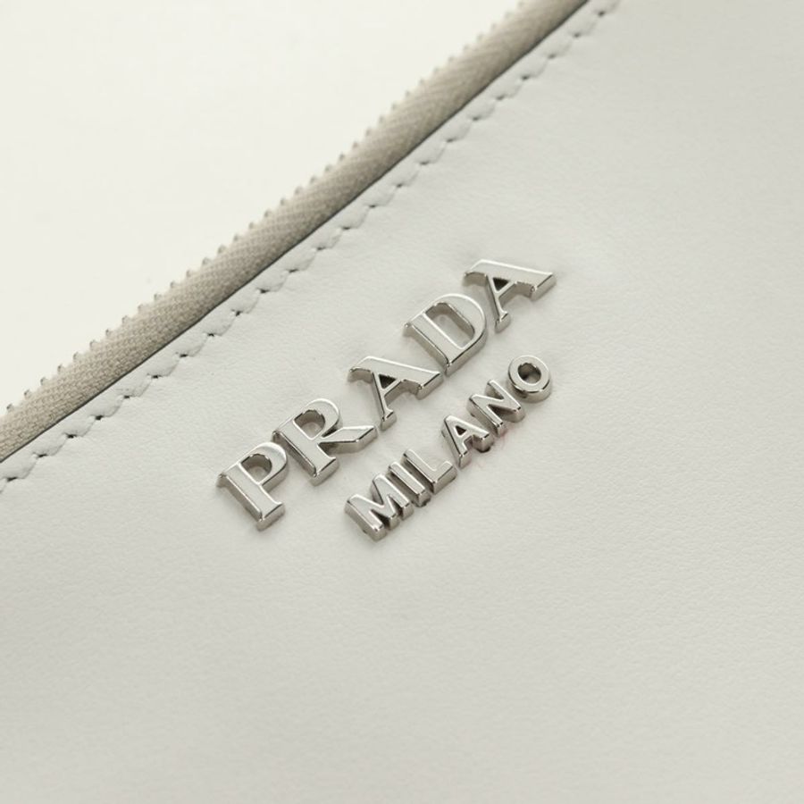 【日本直送】PRADA 白色真皮單肩包,正品,貨號 181616SM-21