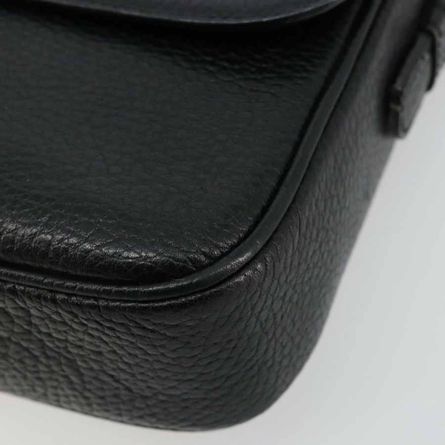 【日本直送】CELINE 黑色金色皮革肩背包，正品編號 178878A-8