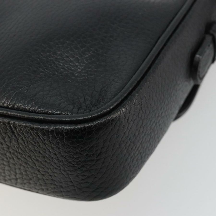 【日本直送】CELINE 黑色金色皮革肩背包，正品編號 178878A-14