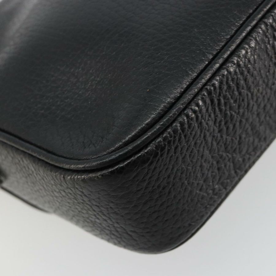 【日本直送】CELINE 黑色金色皮革肩背包，正品編號 178878A-15