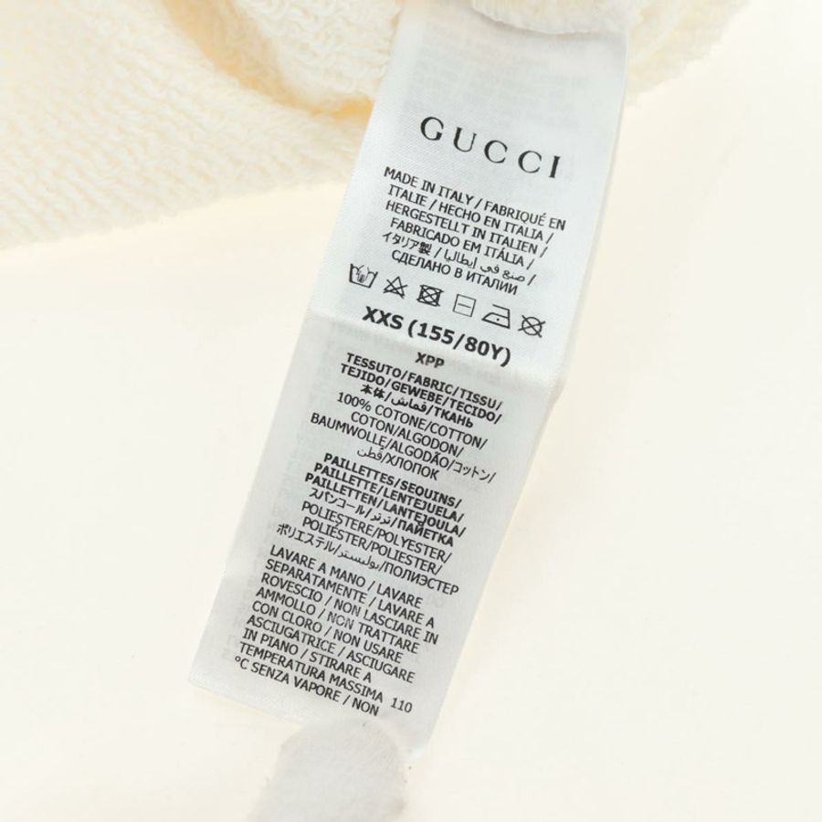 【日本直送】GUCCI Parker 棉 XXS 白色 Auth 182060M-13