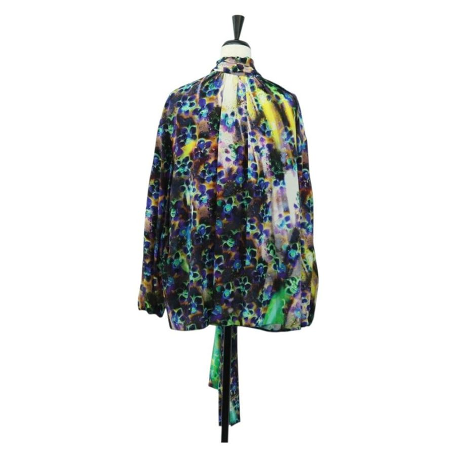 【日本直送】PRADA 綠色絲質襯衫,正品,貨號 182061M-1