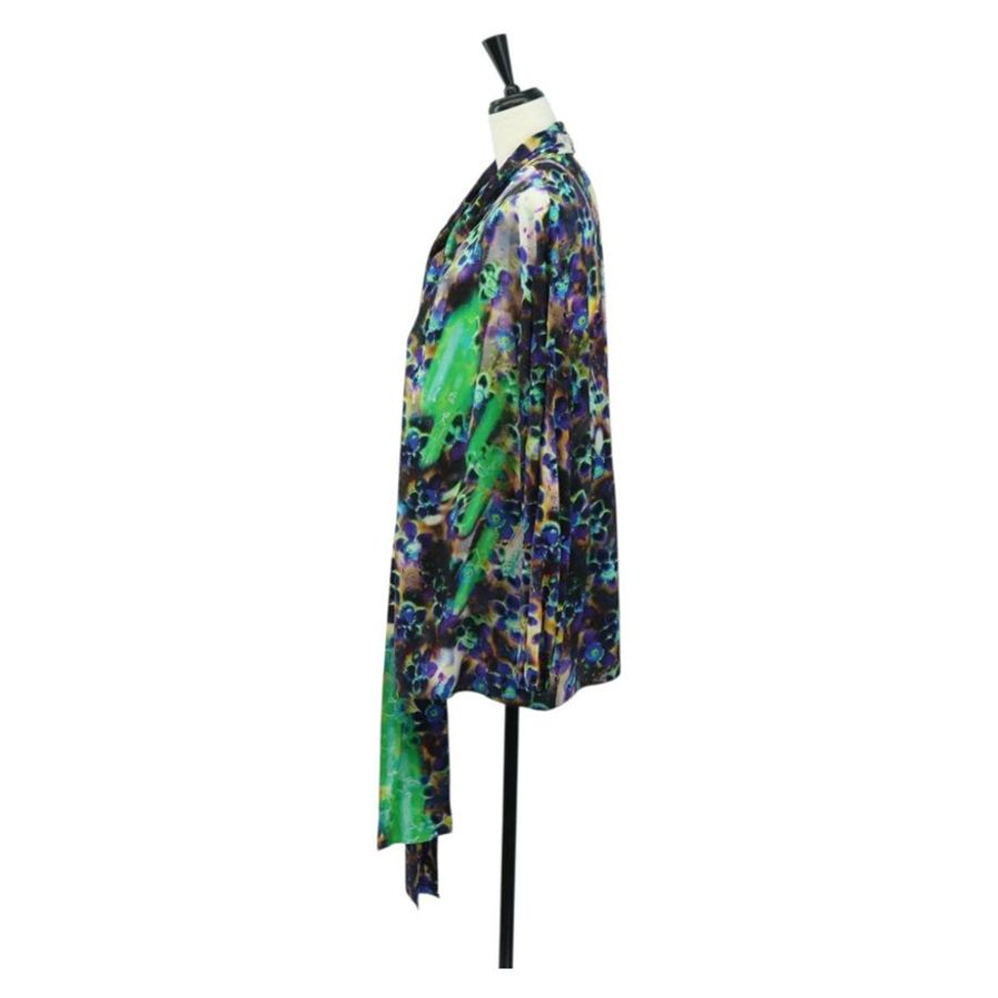 【日本直送】PRADA 綠色絲質襯衫,正品,貨號 182061M-2
