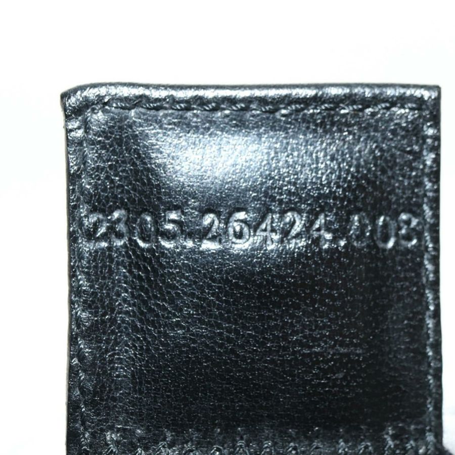 【日本直送】FENDI Mamma Baguette 單肩包 棉質 黑色 銀色 正品 182029SAM-11