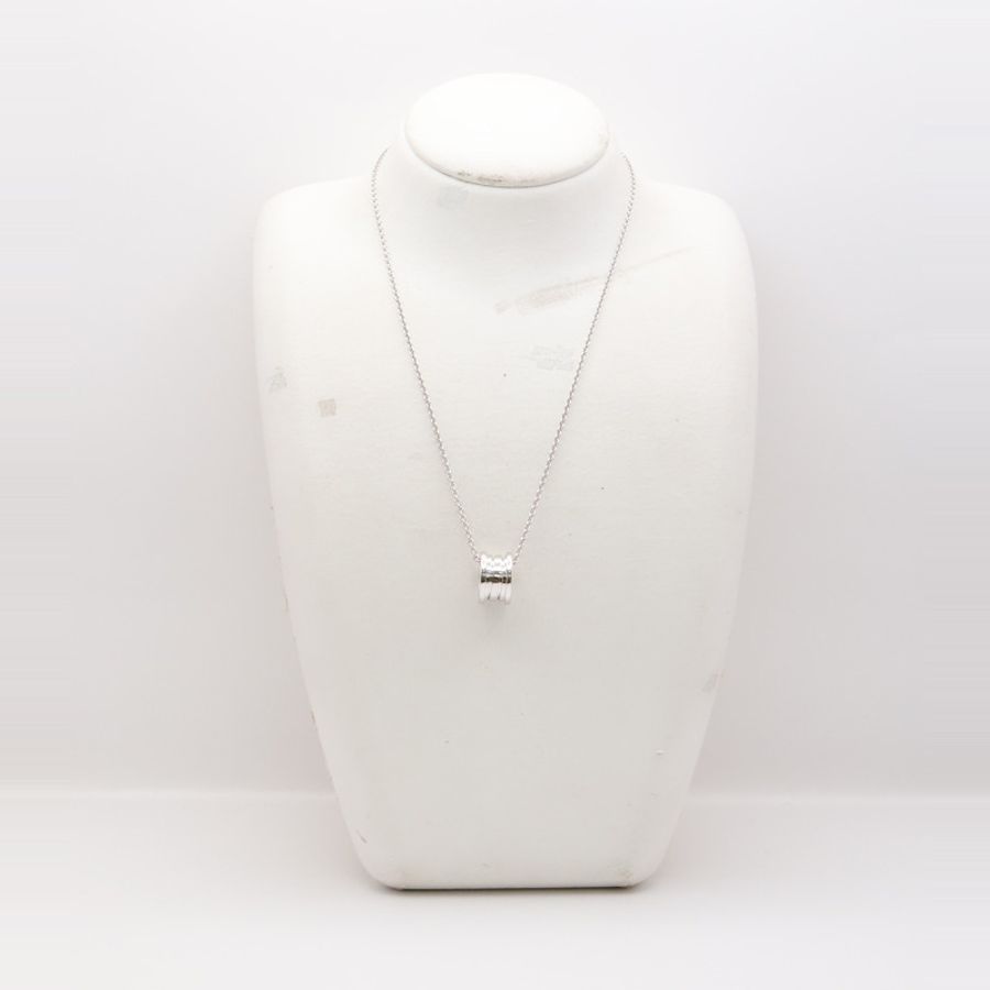 BVLGARI 寶格麗 B.zero1 項鍊 18K白金-9