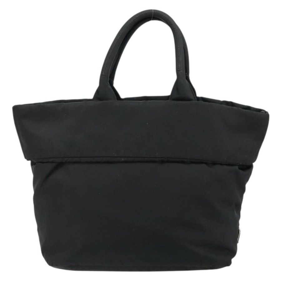 【日本直送】PRADA 雙面手提包 尼龍 黑銀配色 正品 182129A-1