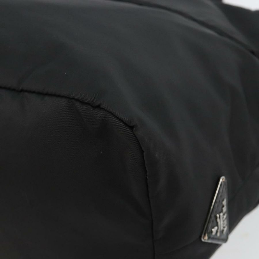 【日本直送】PRADA 雙面手提包 尼龍 黑銀配色 正品 182129A-16