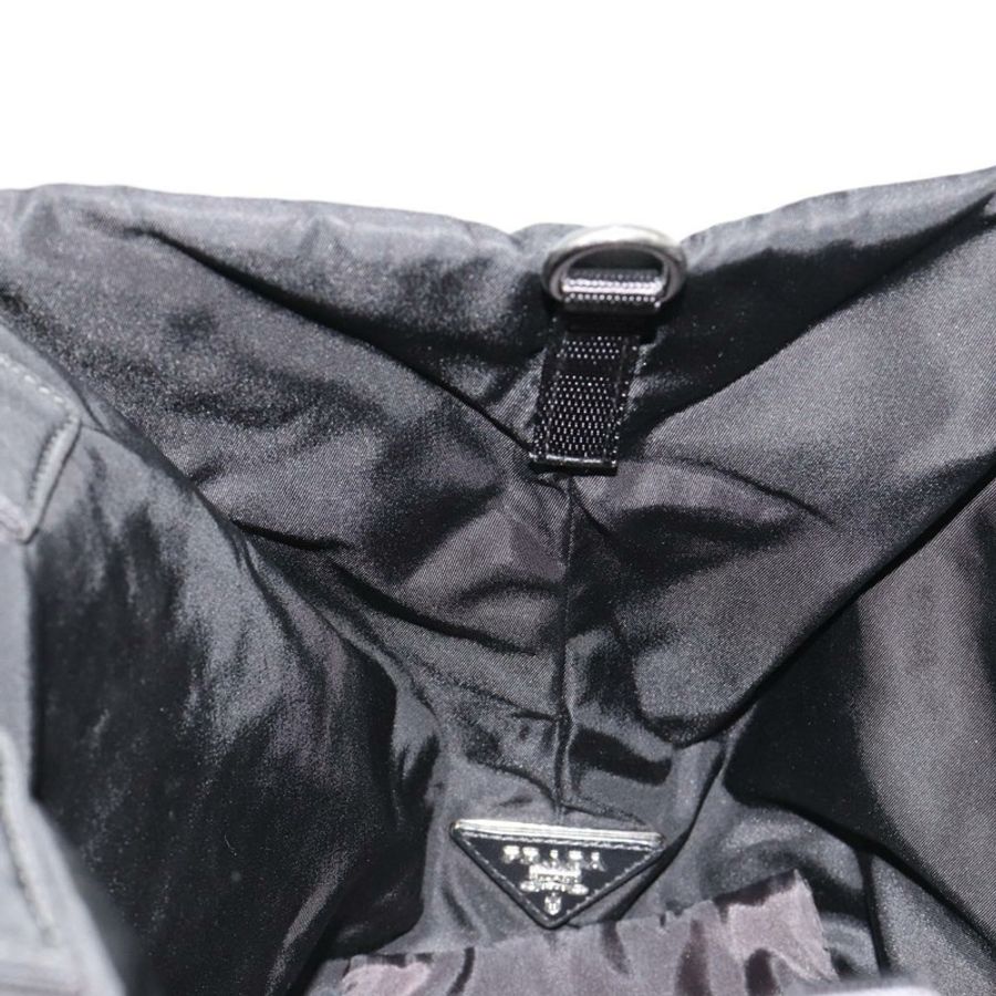 【日本直送】PRADA 雙面手提包 尼龍 黑銀配色 正品 182129A-21