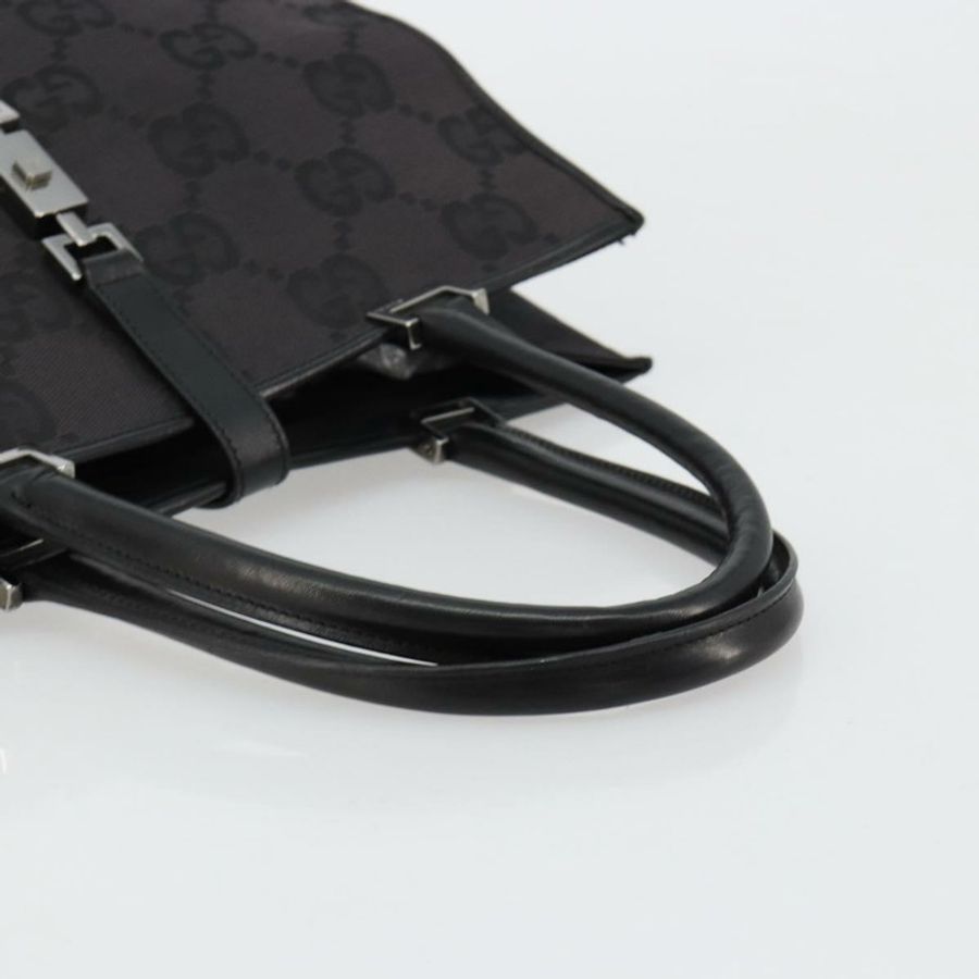 【日本直送】GUCCI GG帆布托特包 黑色 銀色 002 1064 3444 正品 182085A-6