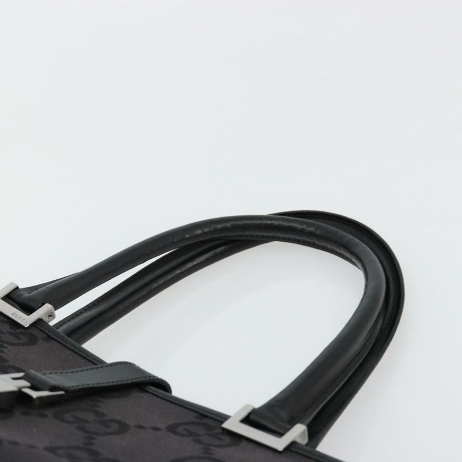 【日本直送】GUCCI GG帆布托特包 黑色 銀色 002 1064 3444 正品 182085A-7
