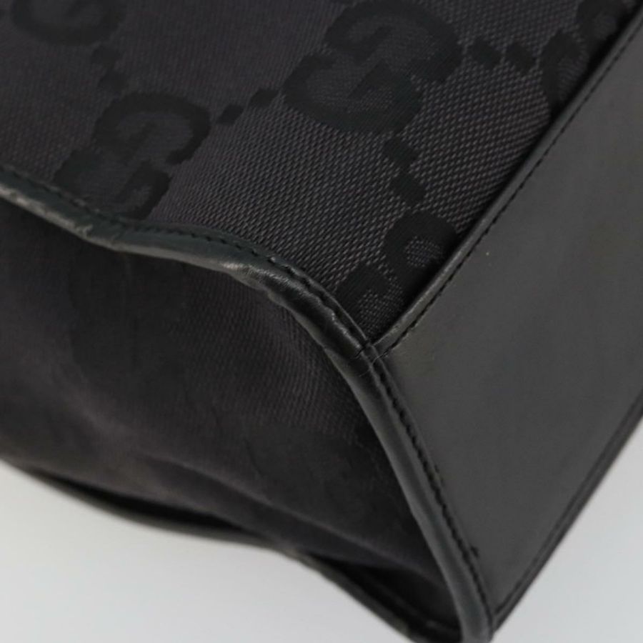 【日本直送】GUCCI GG帆布托特包 黑色 銀色 002 1064 3444 正品 182085A-15