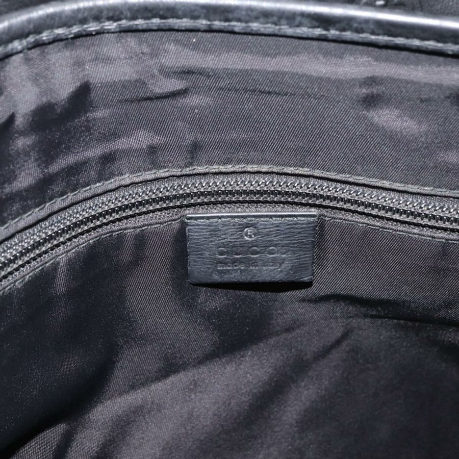 【日本直送】GUCCI GG帆布Guccissima WebSherry系列黑色皮革手提包 246067 正品 182188A-18