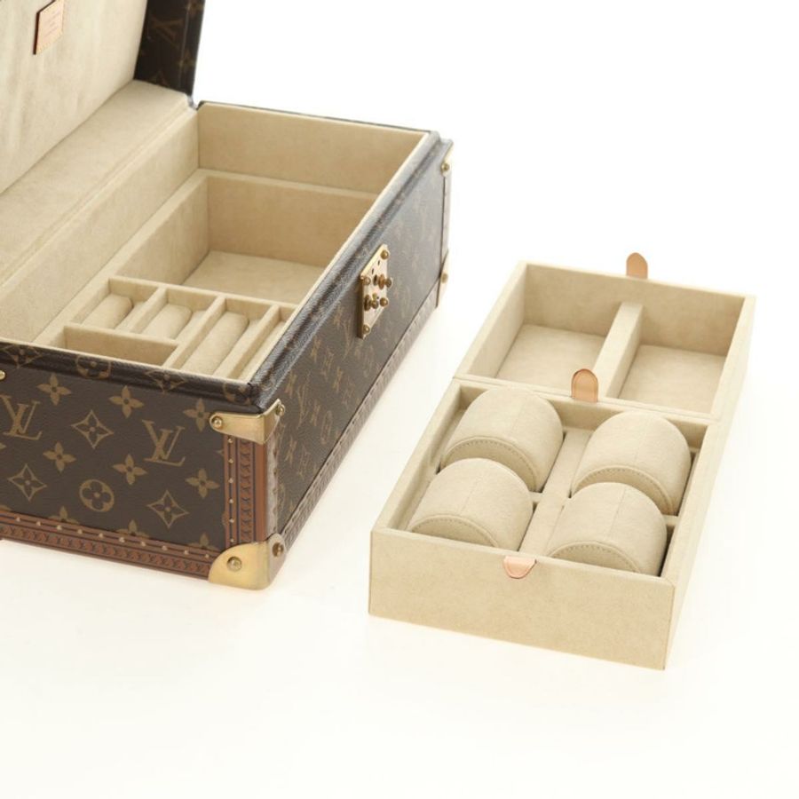 【日本直送】路易威登 Monogram Coffret 配件首飾盒 M20209 LV 正品 181867SV-22