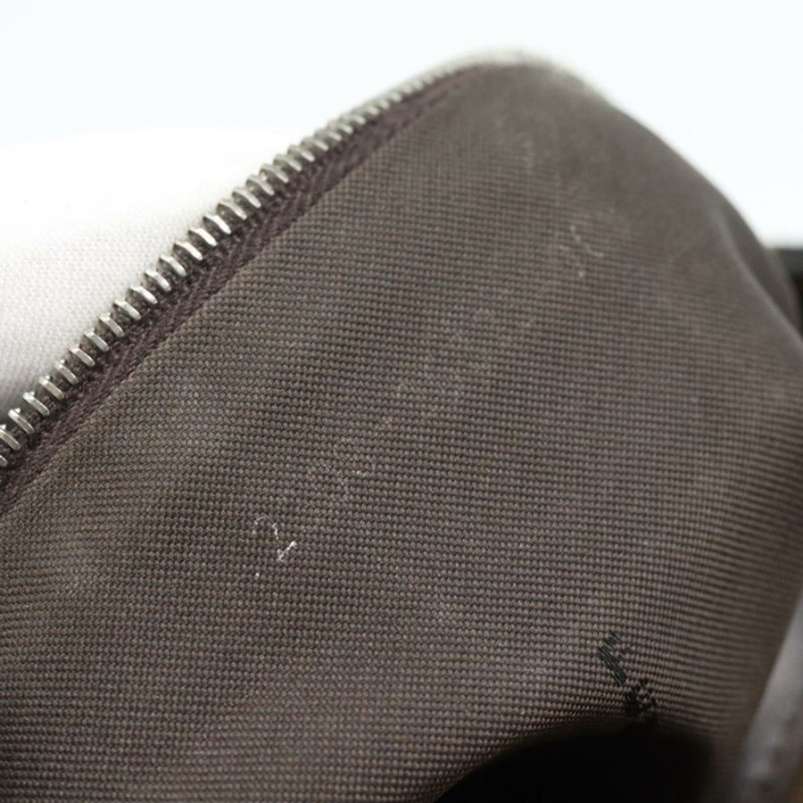 【日本直送】FENDI Zucca帆布Mamma Baguette單肩包 黑色棕色 正品 181898V-10