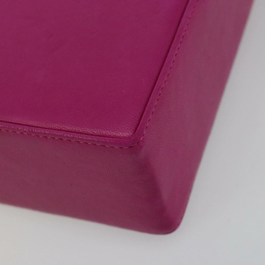 【日本直送】Christian Dior 鏈條肩背包 皮革 粉紅色 金色 正品 182225A-14