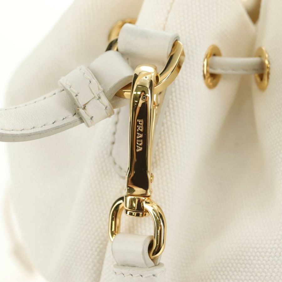 【日本直送】PRADA 藤編兩用白金手提包 正品 181826SM-21