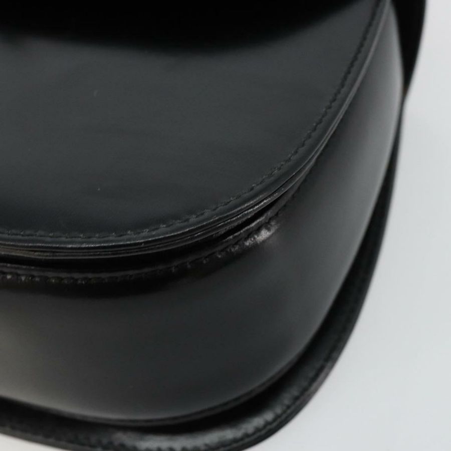 【日本直送】GUCCI 竹節手提包 皮革 黑色 金色 000 2046 0188 正品 182167V-7