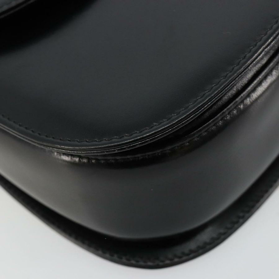 【日本直送】GUCCI 竹節手提包 皮革 黑色 金色 000 2046 0188 正品 182167V-14