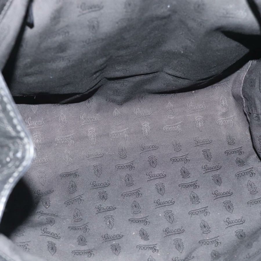 【日本直送】GUCCI GG帆布Guccissima托特包,黑色金色皮革款,貨號233607,正品編號182177V-9