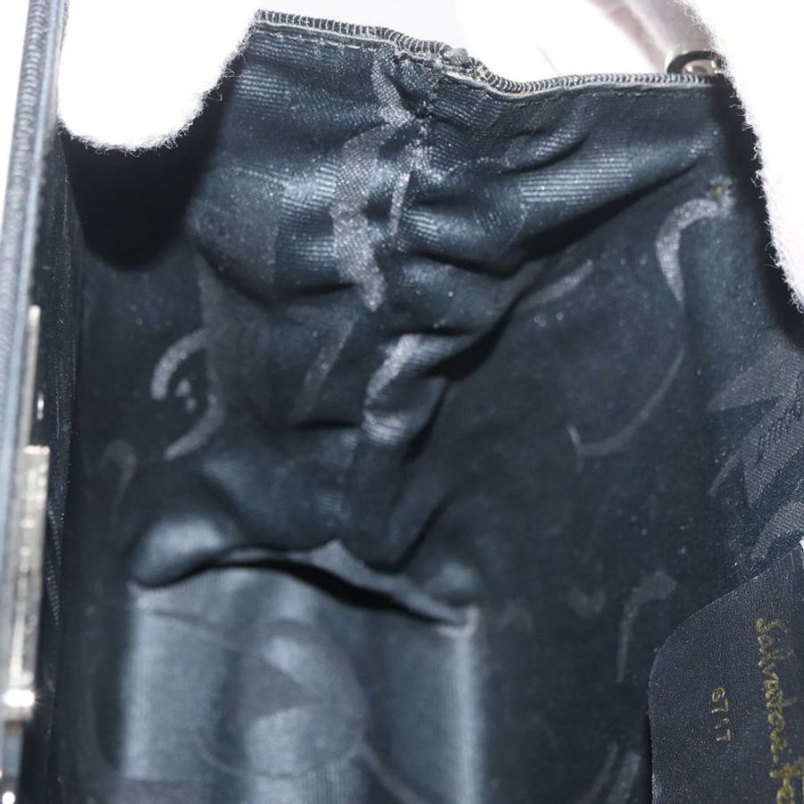 【日本直送】Salvatore Ferragamo Gancini 鏈條包 不鏽鋼銀色 正品 BA13202V-18