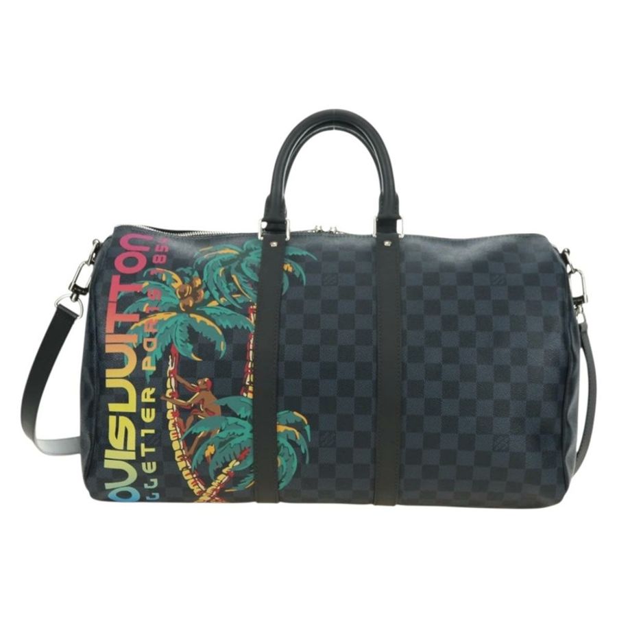 【日本直送】路易威登 Damier Cobalt Keepall Bandouliere 45 包 N50002 LV 正品 181958M-12