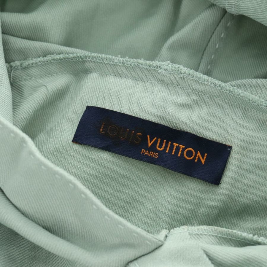 【日本直送】路易威登 (LOUIS VUITTON) 棉質連帽衫 M 碼 綠色 LV 正品 182325SAM-7