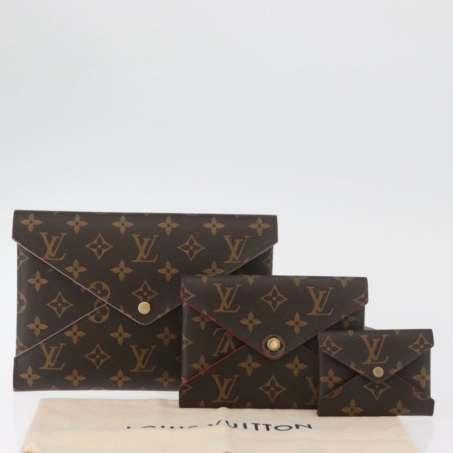 【日本直送】路易威登 Monogram 手拿包 Pochette Kirigami Pouch M62034 LV Auth 182316M-11