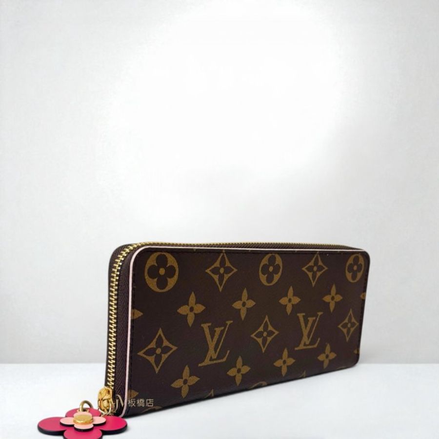 JS1523-LV CLEMENCE 原花花卉造型拉鍊長夾 M62940-2