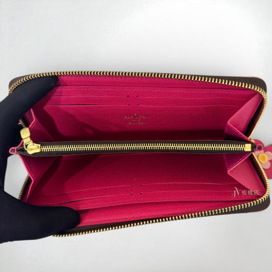 JS1523-LV CLEMENCE 原花花卉造型拉鍊長夾 M62940-5