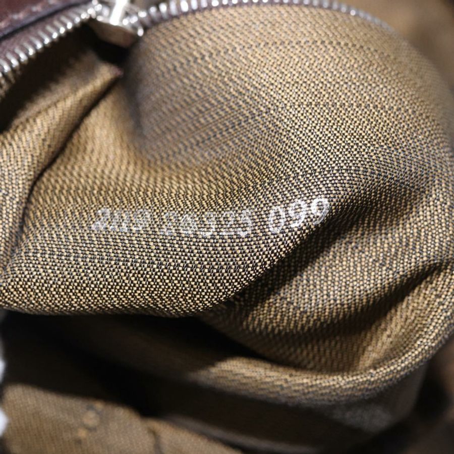 【日本直送】FENDI Zucca帆布Mamma Baguette單肩包 黑色棕色 正品 am11778V-11