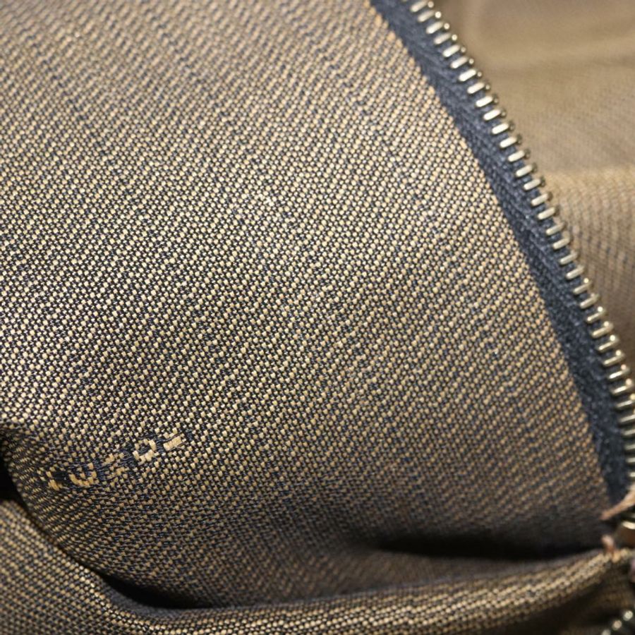 【日本直送】FENDI Zucca帆布Mamma Baguette單肩包 黑色 棕色 金色 正品 am11782V-11