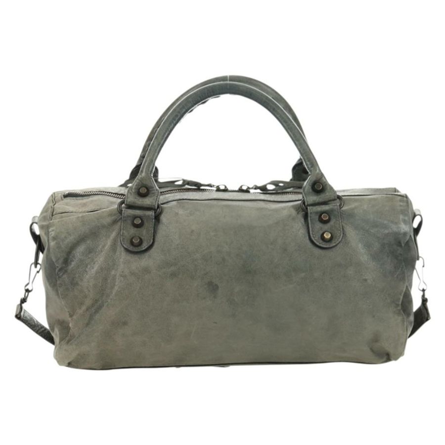 【日本直送】BALENCIAGA Zazigi 手提包 皮革 2way 綠色 128523 正品 182579V-1