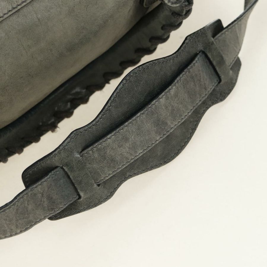 【日本直送】BALENCIAGA Zazigi 手提包 皮革 2way 綠色 128523 正品 182579V-8