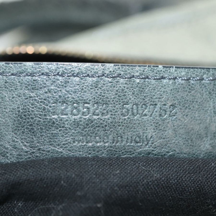 【日本直送】BALENCIAGA Zazigi 手提包 皮革 2way 綠色 128523 正品 182579V-10