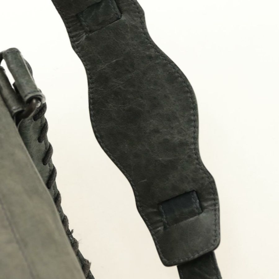 【日本直送】BALENCIAGA Zazigi 手提包 皮革 2way 綠色 128523 正品 182579V-16