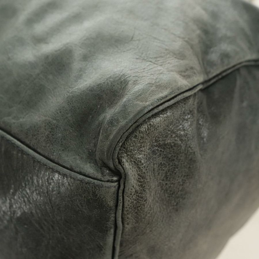 【日本直送】BALENCIAGA Zazigi 手提包 皮革 2way 綠色 128523 正品 182579V-20