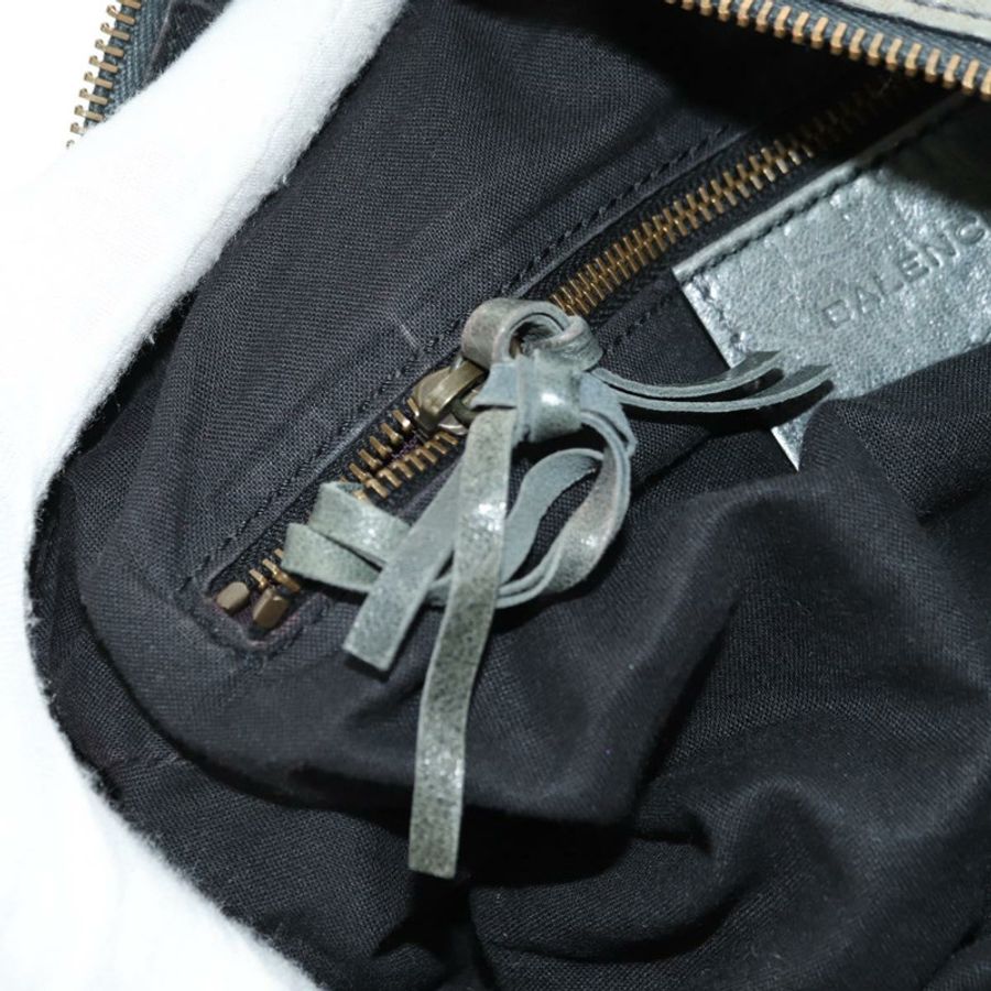 【日本直送】BALENCIAGA Zazigi 手提包 皮革 2way 綠色 128523 正品 182579V-27