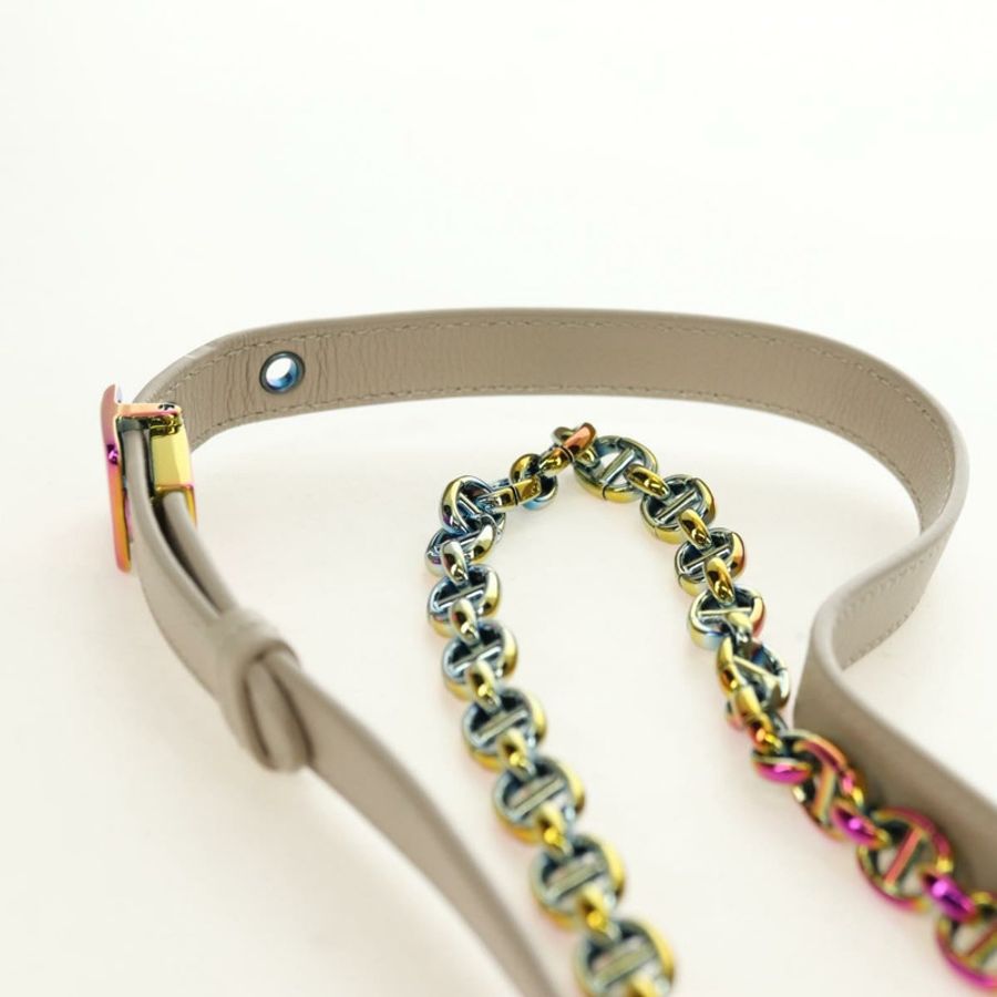 【日本直送】Christian Dior Caro Micro Chain Canage 羊皮米色金色鏈條包,正品 182573SAM-13
