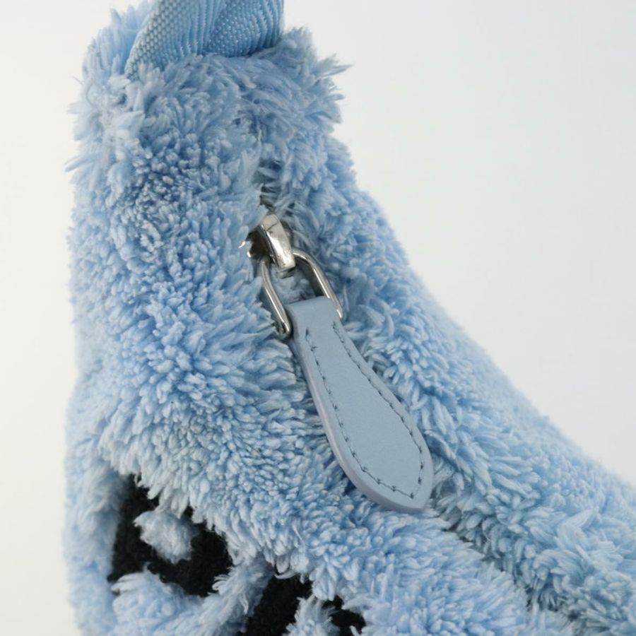 【日本直送】PRADA 手提包 Pile 淺藍色 銀色 Auth 182583A-17
