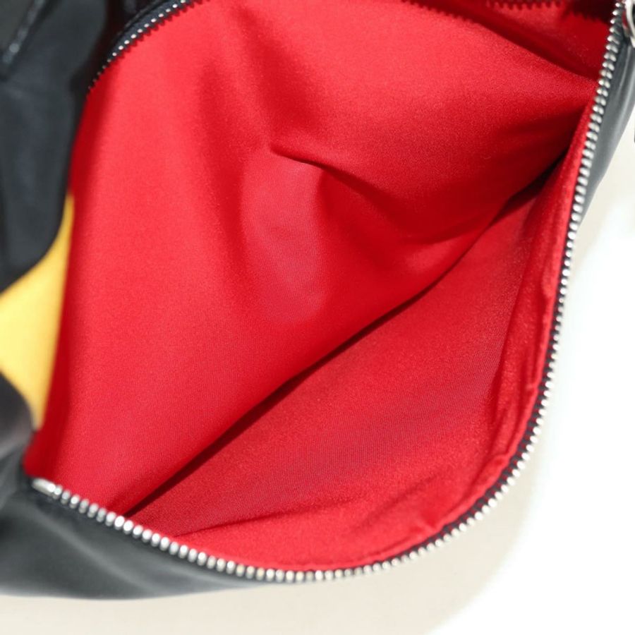 【日本直送】FENDI Monster Bugs 托特包 尼龍材質 黑色 銀色 正品 183030M-19