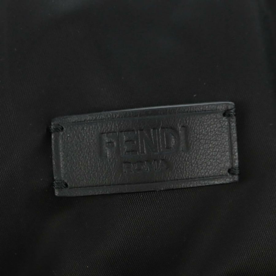 【日本直送】FENDI Monster Bugs 托特包 尼龍材質 黑色 銀色 正品 183030M-20